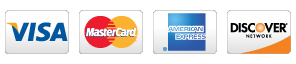 Visa | Master Card | Discover | AMEX