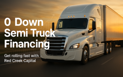 How to Get 0 Down Semi Truck Financing Without the Hassle